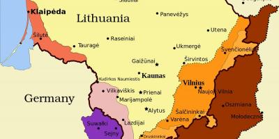 Mapa kaunas Litva