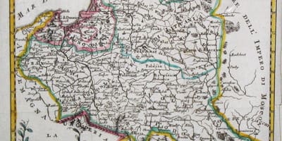 Mapa Litva staré 
