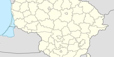 Mapa Litva vektor